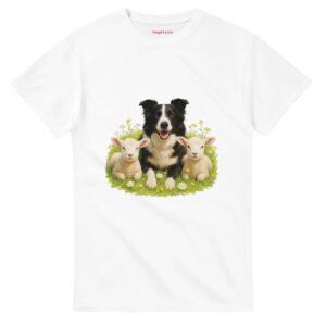 Collie Dog and Lamb T-Shirt