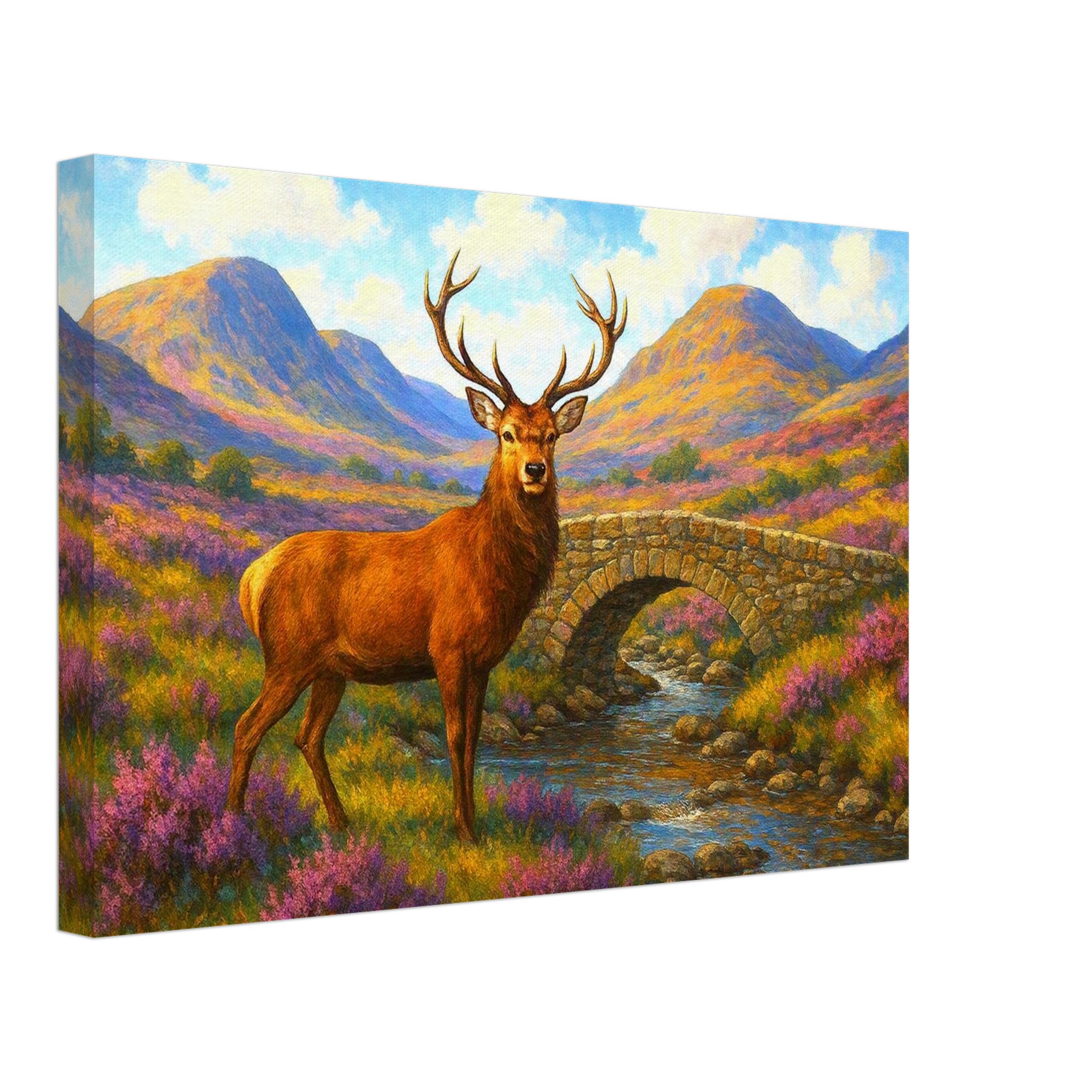 Red Deer Stag Canvas Print